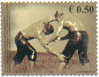 Stamp from UN Offices in Kosovo