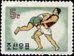 Stamp from North Korea