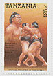 Sumo stamps from Tanzania