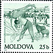 Stamp from Moldova